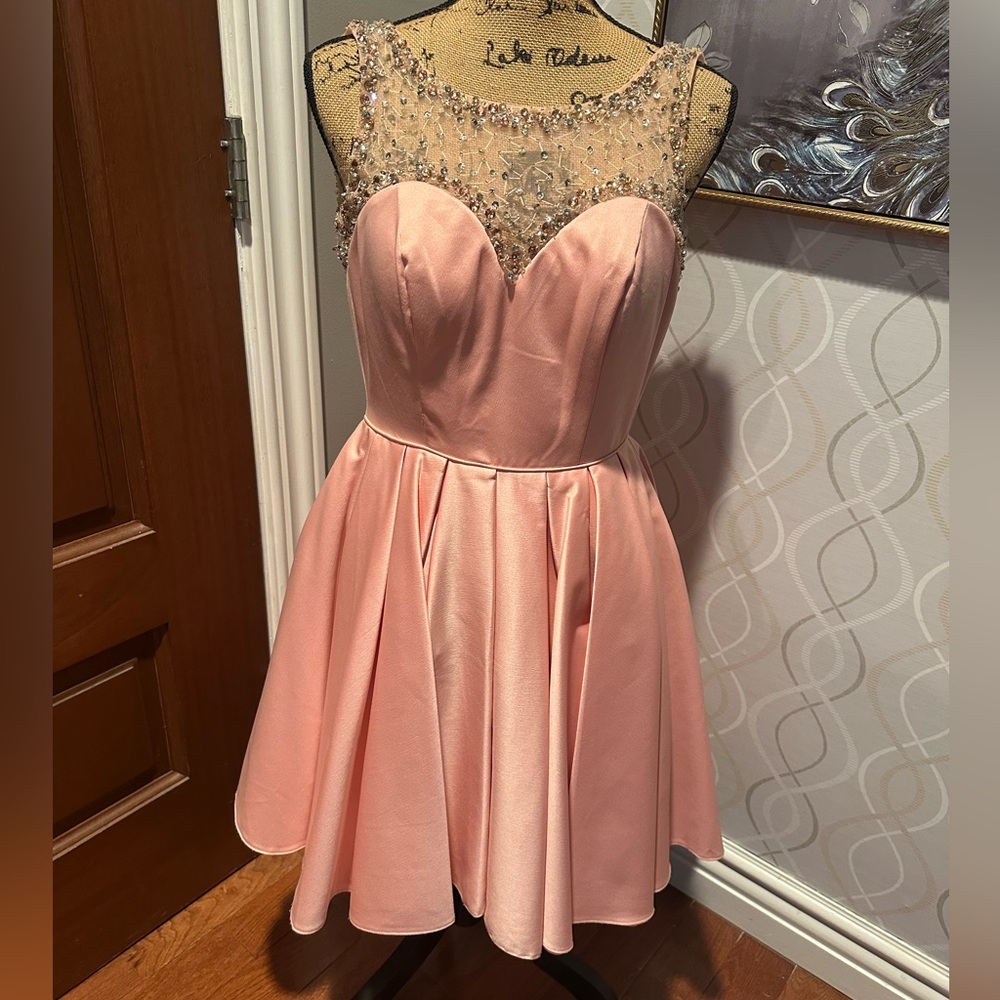 Sherri Hill Snowball Dress, NWT, Size 4, Color Blush